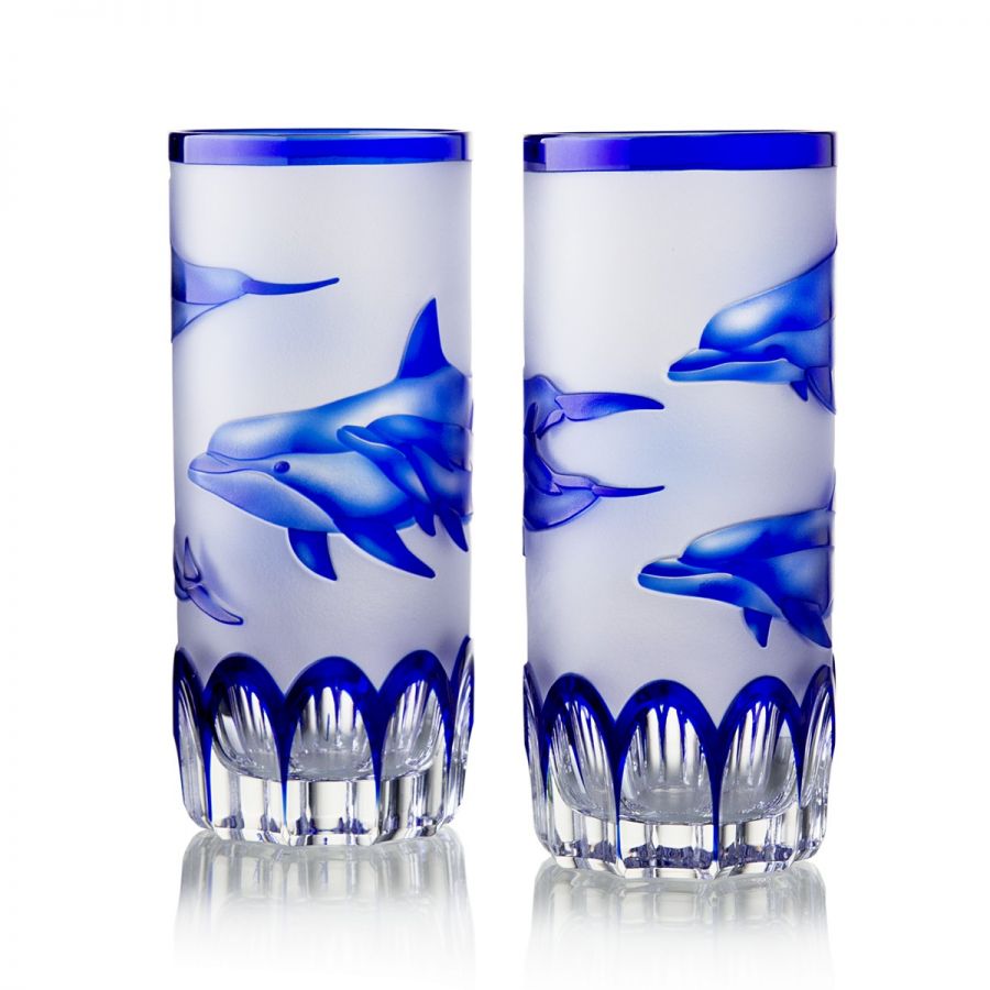 Bud vases 20 cm - Dark blue