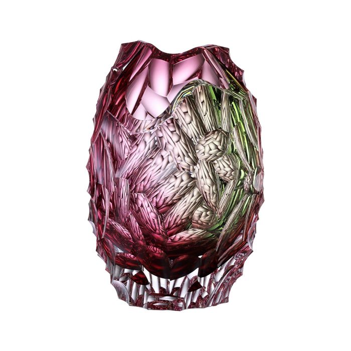 Dragon Vase 24 cm Rose Lime