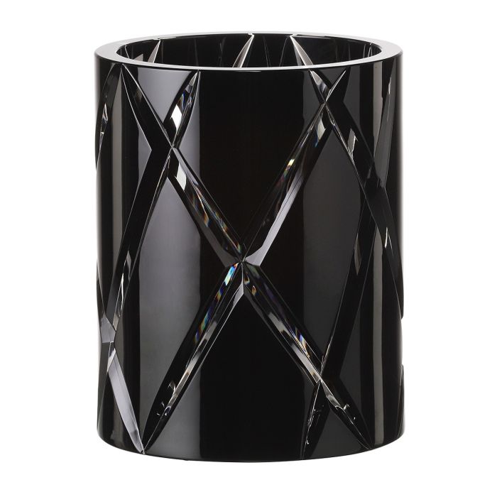 Vase black small